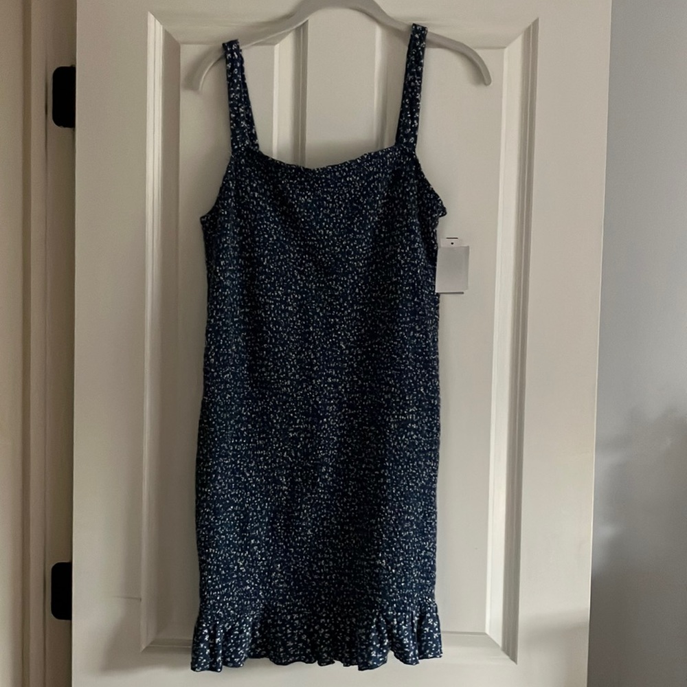 Blue floral sundress